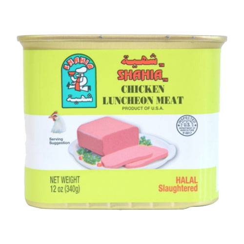 SHAHIA Chicken Luncheon Meat Halal, 12 OZ.