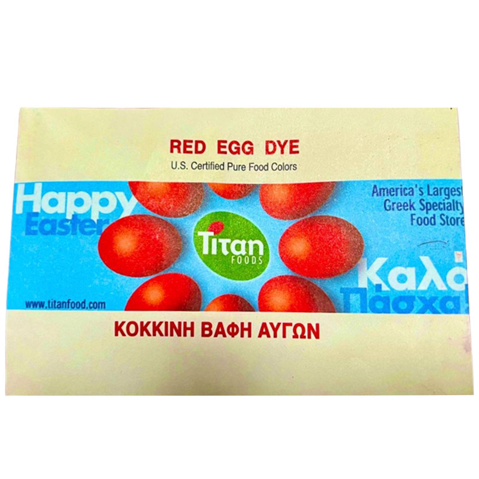 Titan Foods red egg dyeRed dye for easter