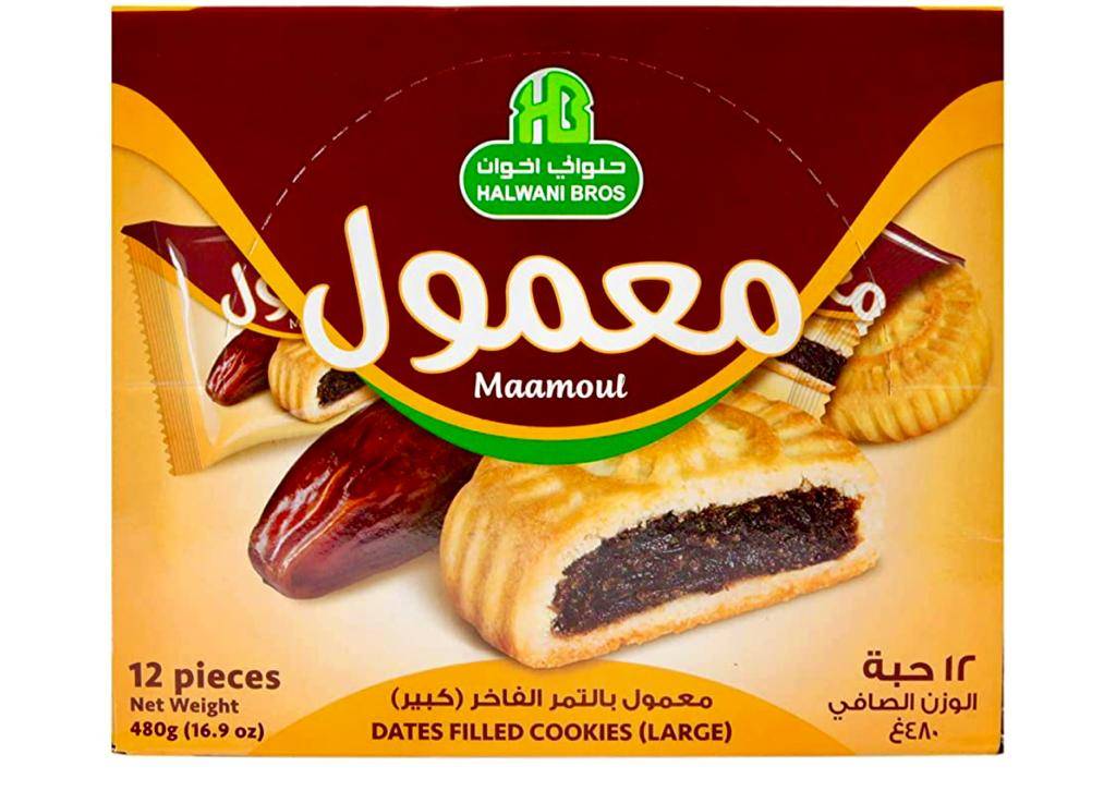 Halwani Bros Dates Filled Cookies (Large) 12 pcs.