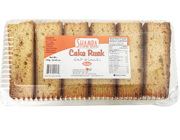 Shamra Cake Rusk, 750g.
