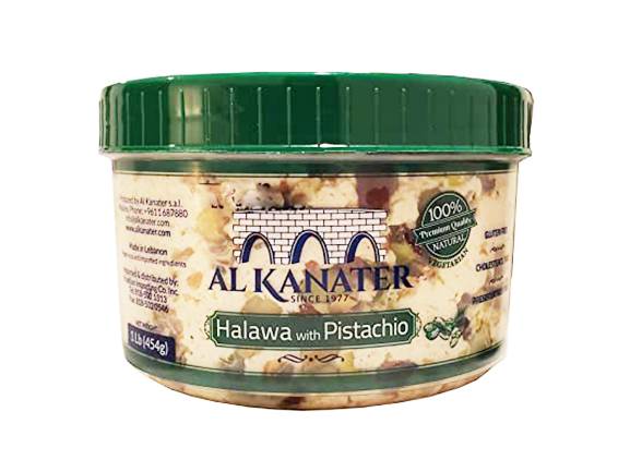Al Kanater Halva Sesame Candy With Pistachio