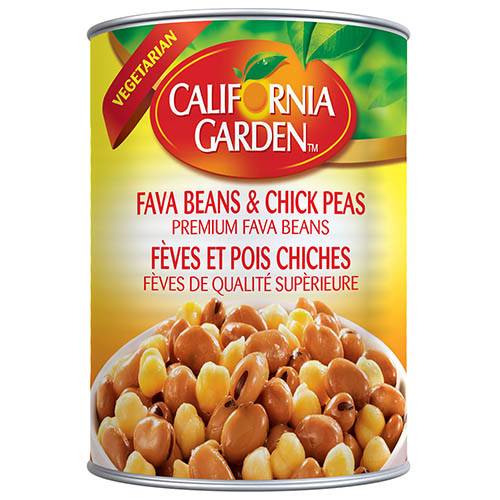 California Garden Fava Beans & Chick Peas