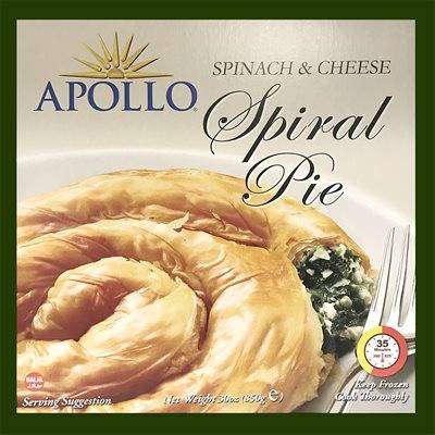 APOLLO Spiral Spinach & Cheese Pie