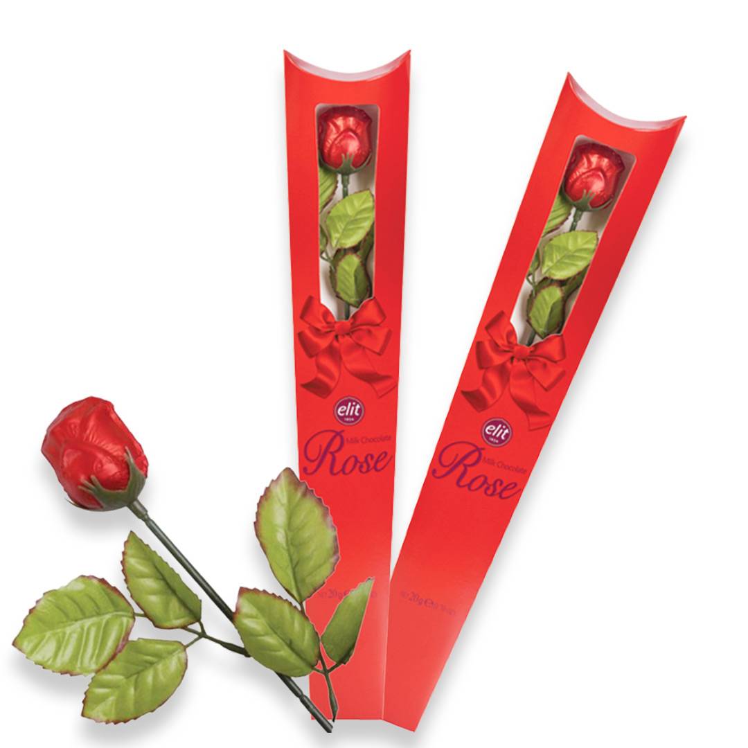 Elit milk rose chocolate, 2 pcs.