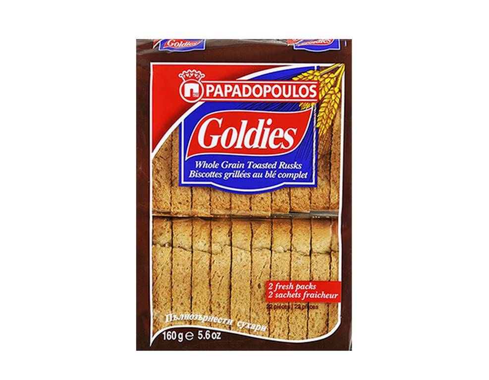 PAPADOPOULOS Goldies Whole Grain, 160g.