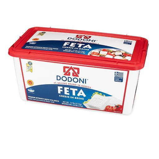 DODONI Feta Cheese, 4.4 lbs.