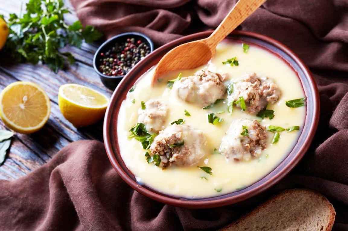 Meatballs with Lemon Sauce