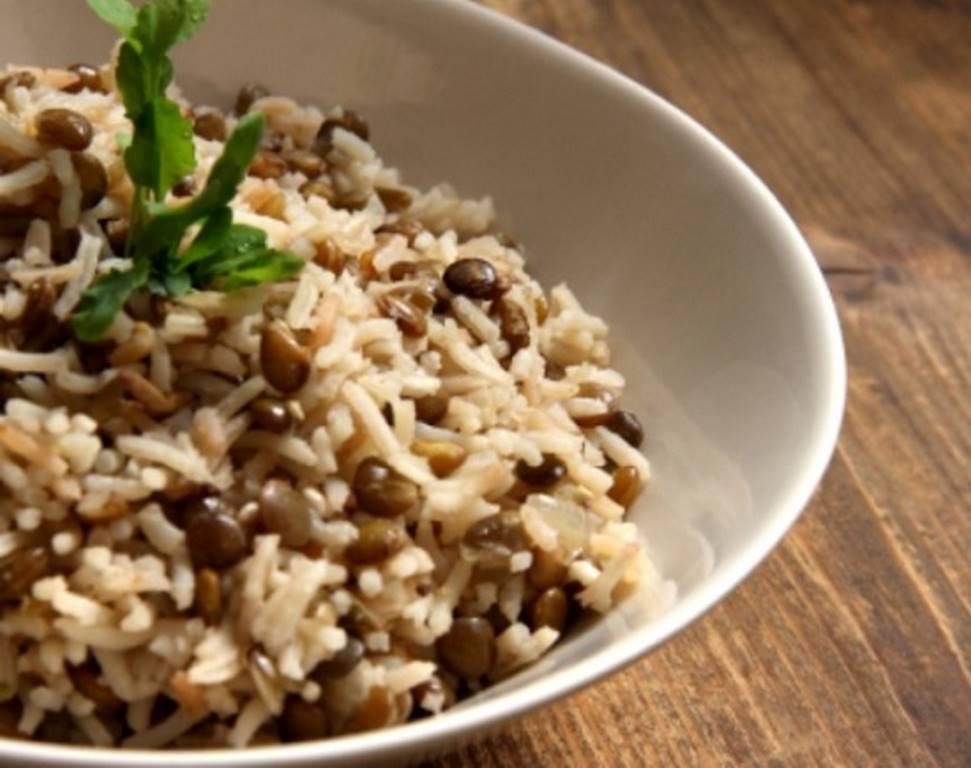 Mujadara (Rice with Lentils)