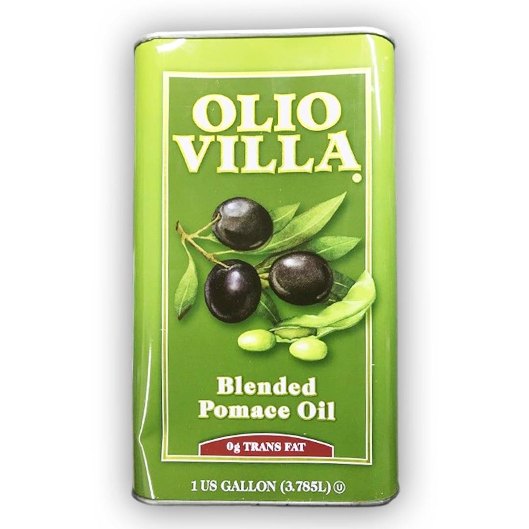 Olio Villa Blended Pomace Oil, 1 Gallon Tin 3.875 L