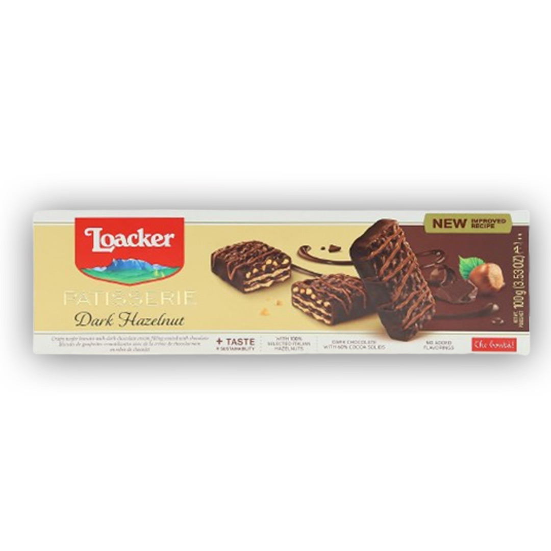 Loacker Patisserie Dark Hazelnut , 3.53oz