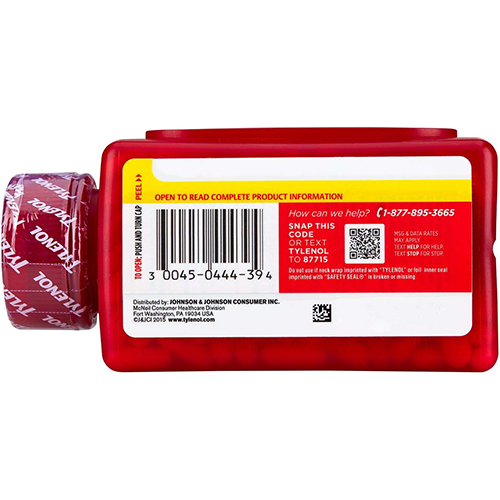 Tylenol Extra Strength 500 mg Caplets 325 ct