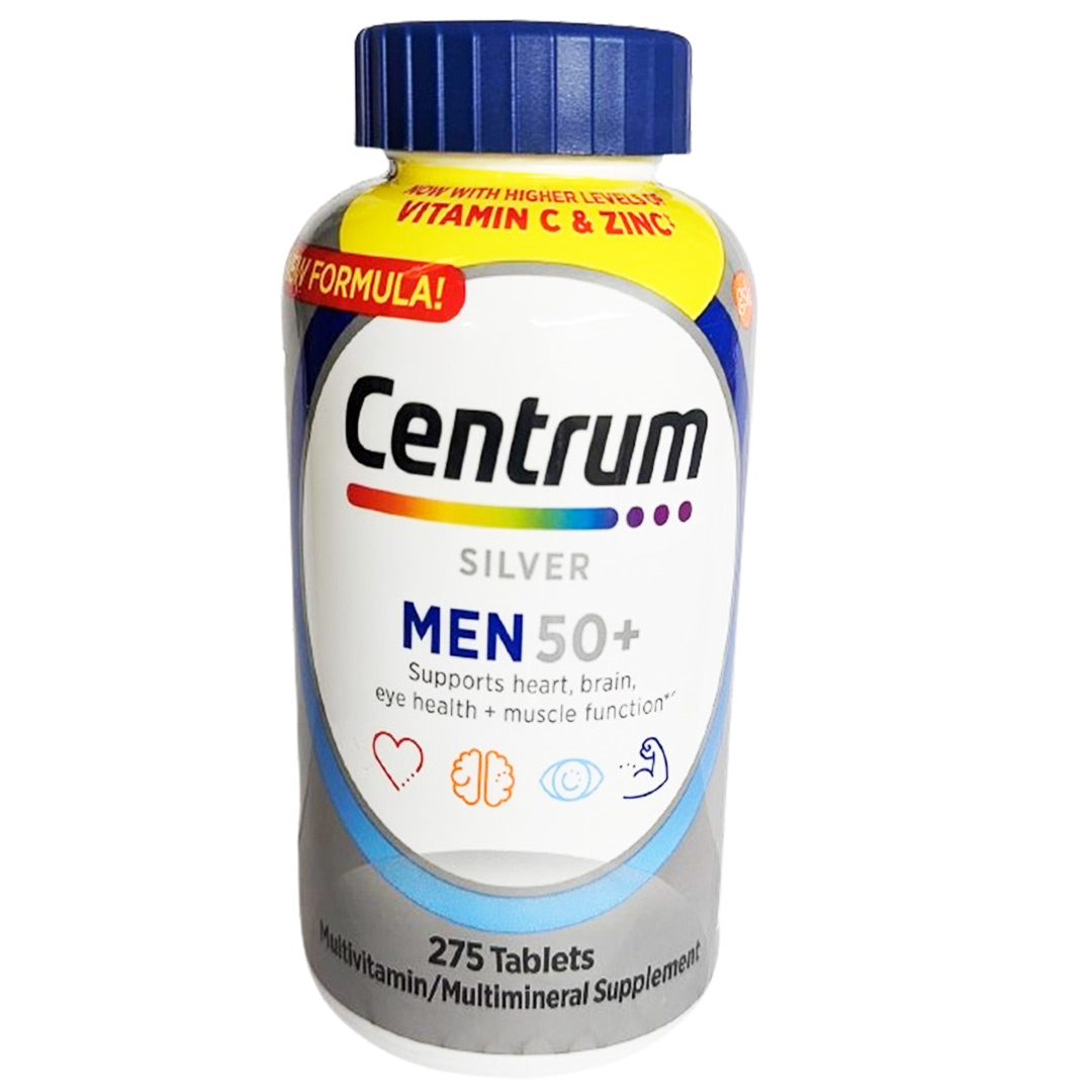 Centrum Silver Men 50+ Multivitamin, 275 Tablets