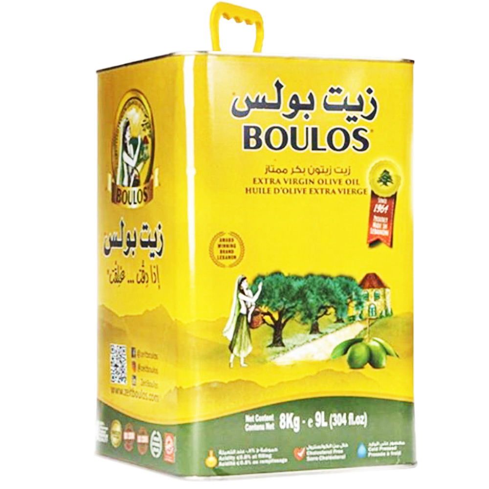 Boulos Lebanese Extra Virgin Olive Oil , 9 L