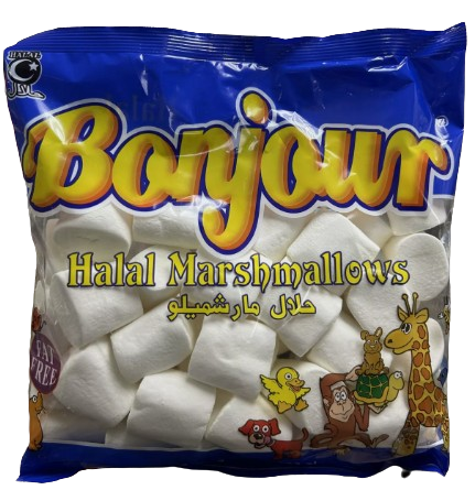 Bonjour Halal Marshmallows, 8.82 Ounce