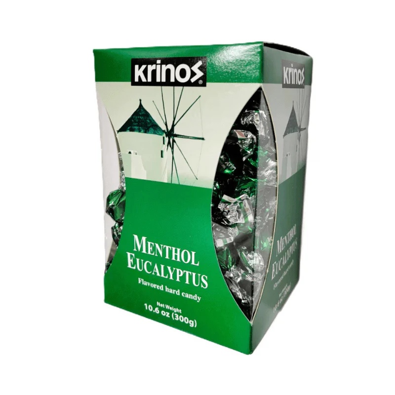 KRINOS Menthol Flavored Hard Candy, 10,6 oz