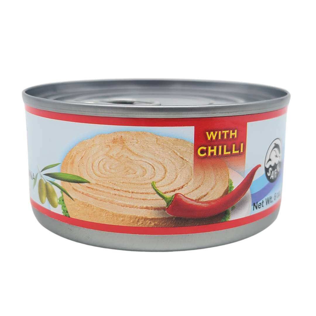ALSHARK TUNA FISH WITH CHILI IN OLIVE OIL 6 OZ