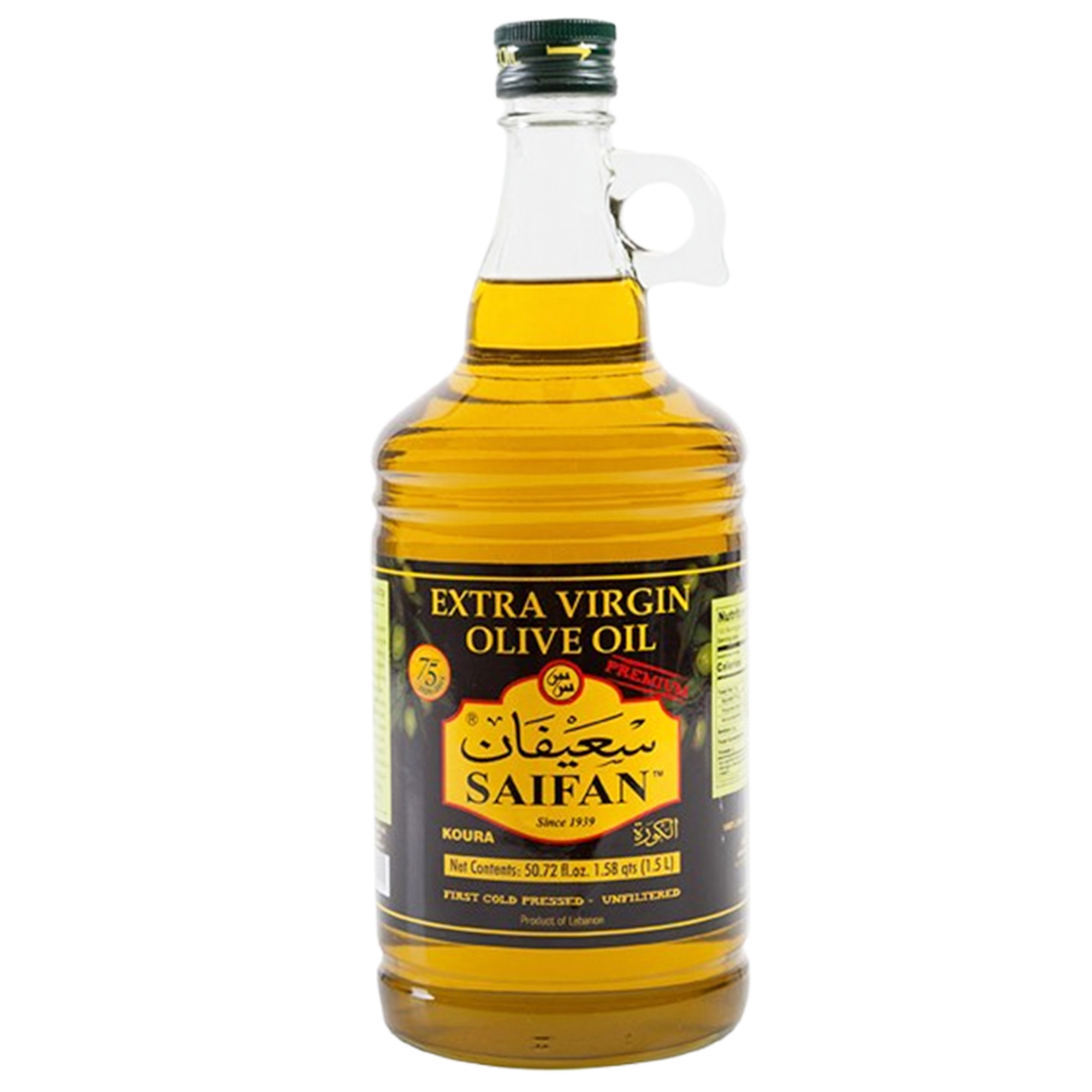 SAIFAN Lebanese Extra Virgin Olive Oil, 50 fl oz.