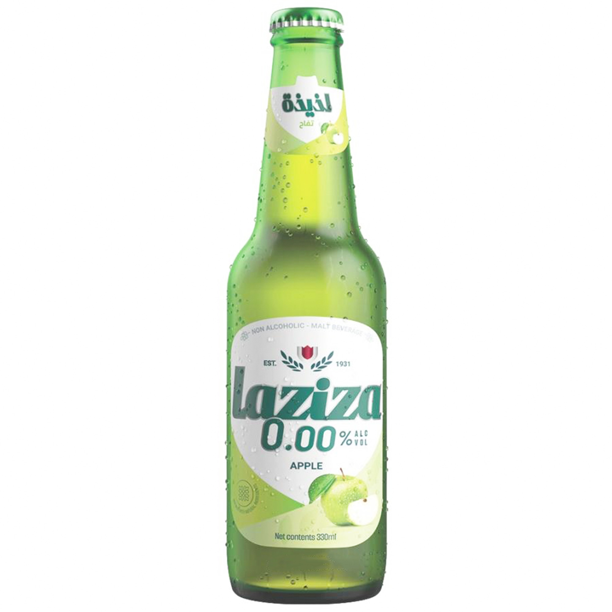 Laziza Apple Beer - Alcohol Free