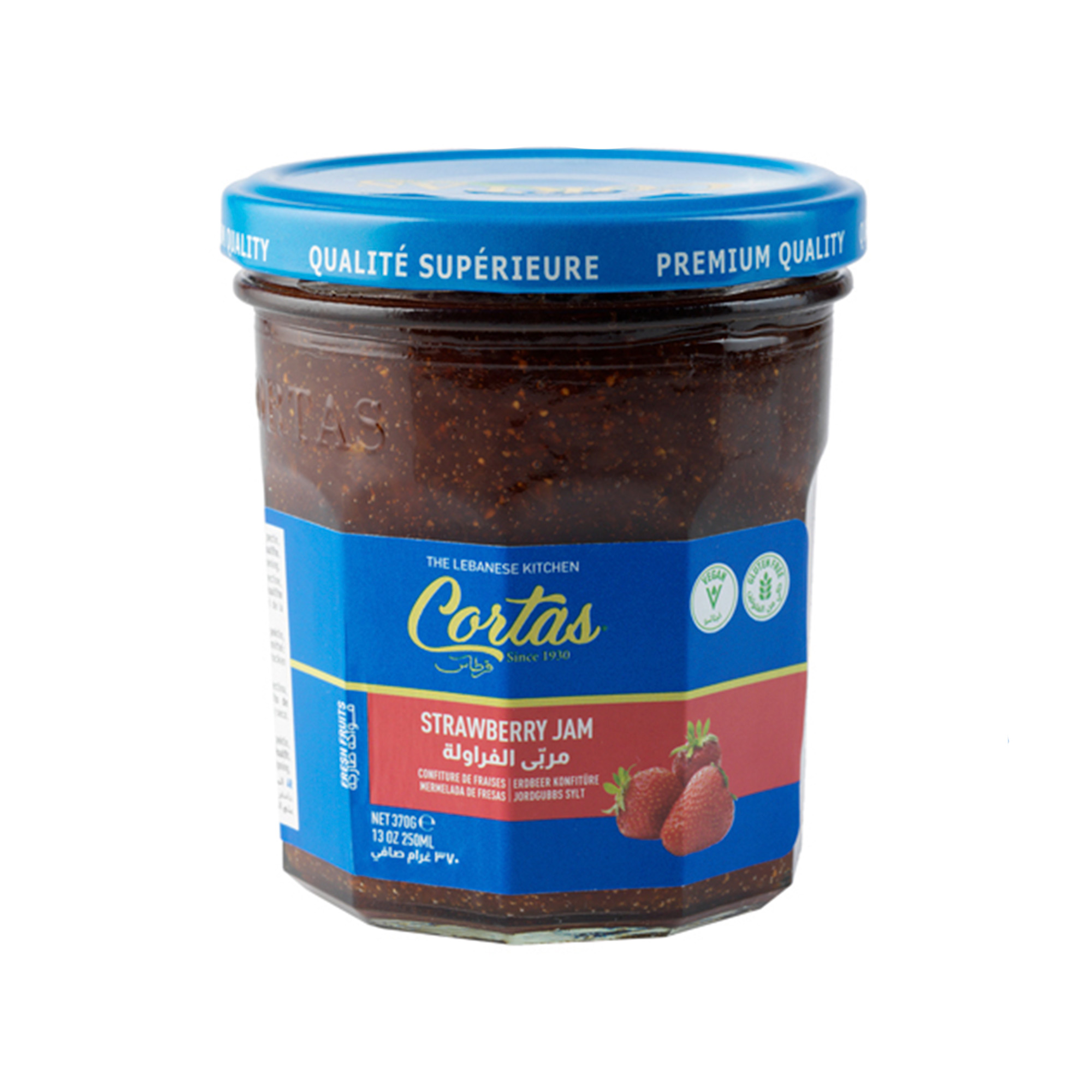 CORTAS Strawberry Jam, 13 oz.