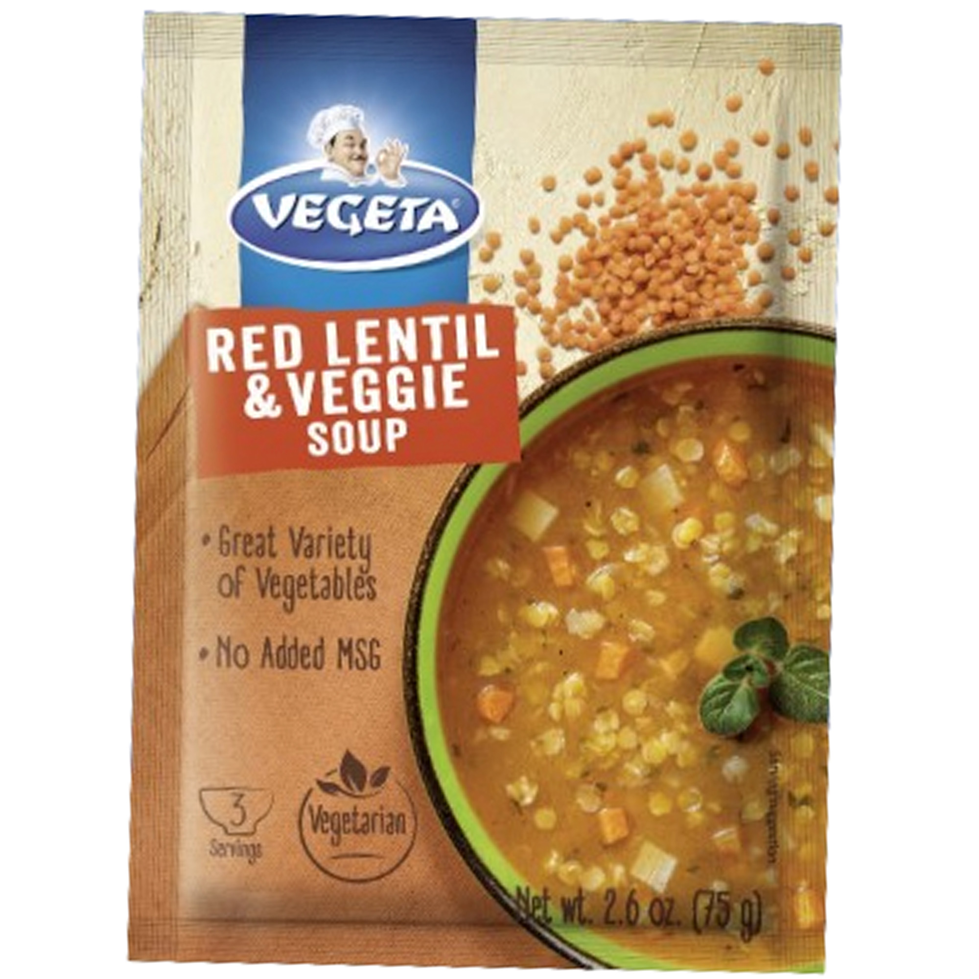 Vegeta Podravka Red Lentil & Vegetable Soup 75g