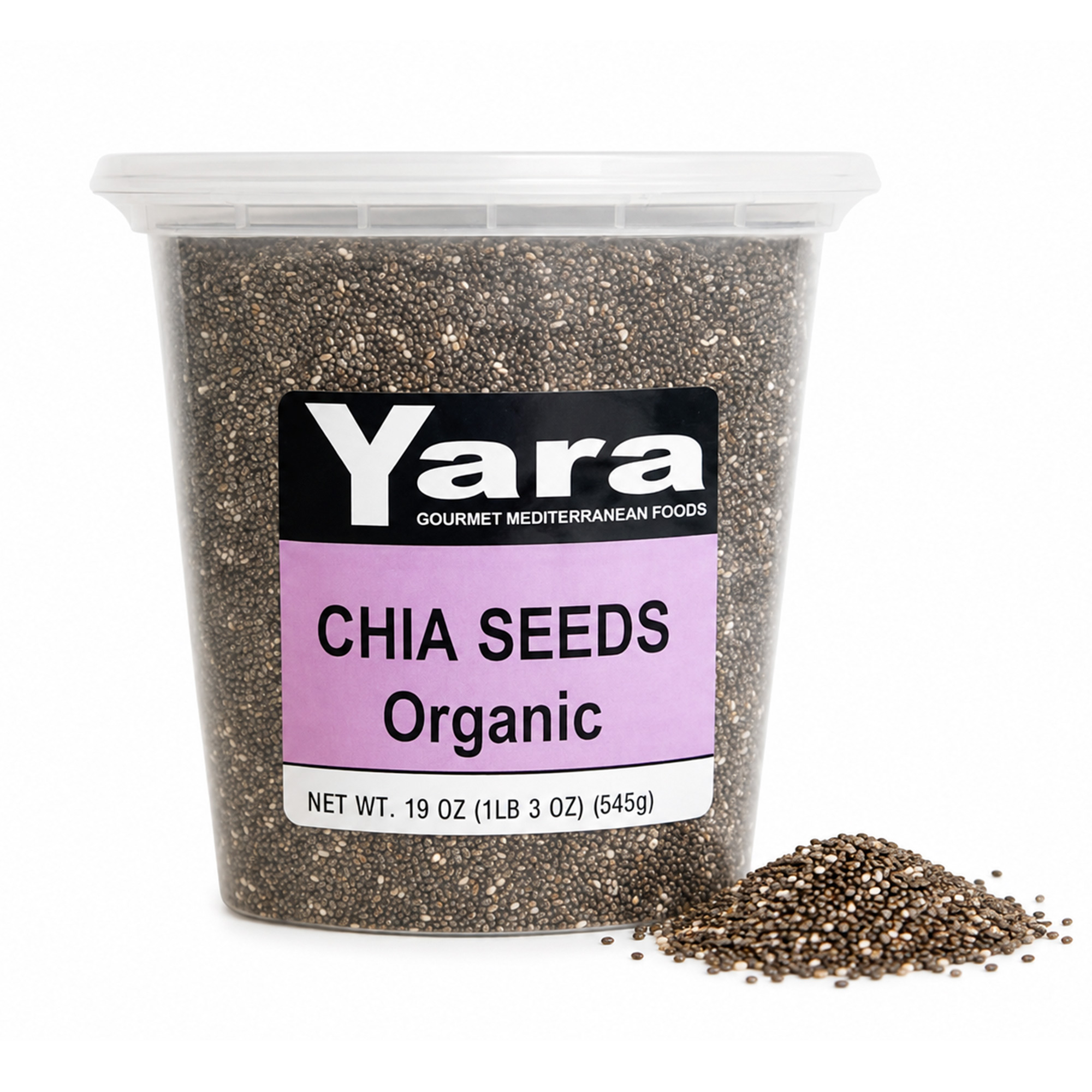 Yara Organic Chia Seeds, 1 lb.