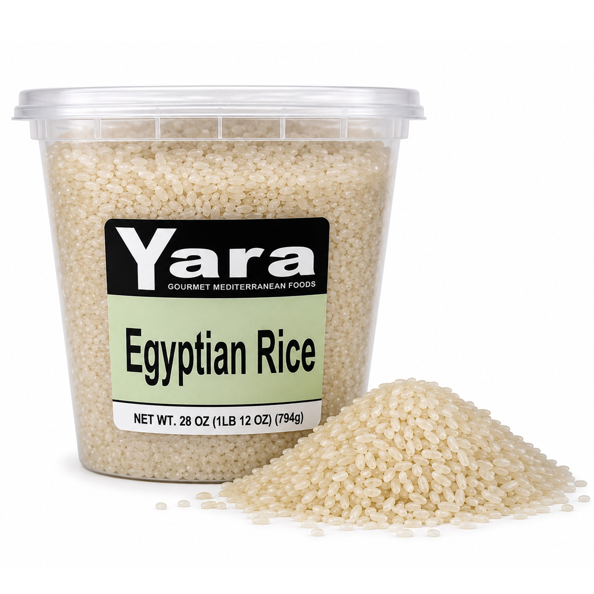 Yara Egyptian Rice - Medium Grain, 28 oz.(Container Or Bag)