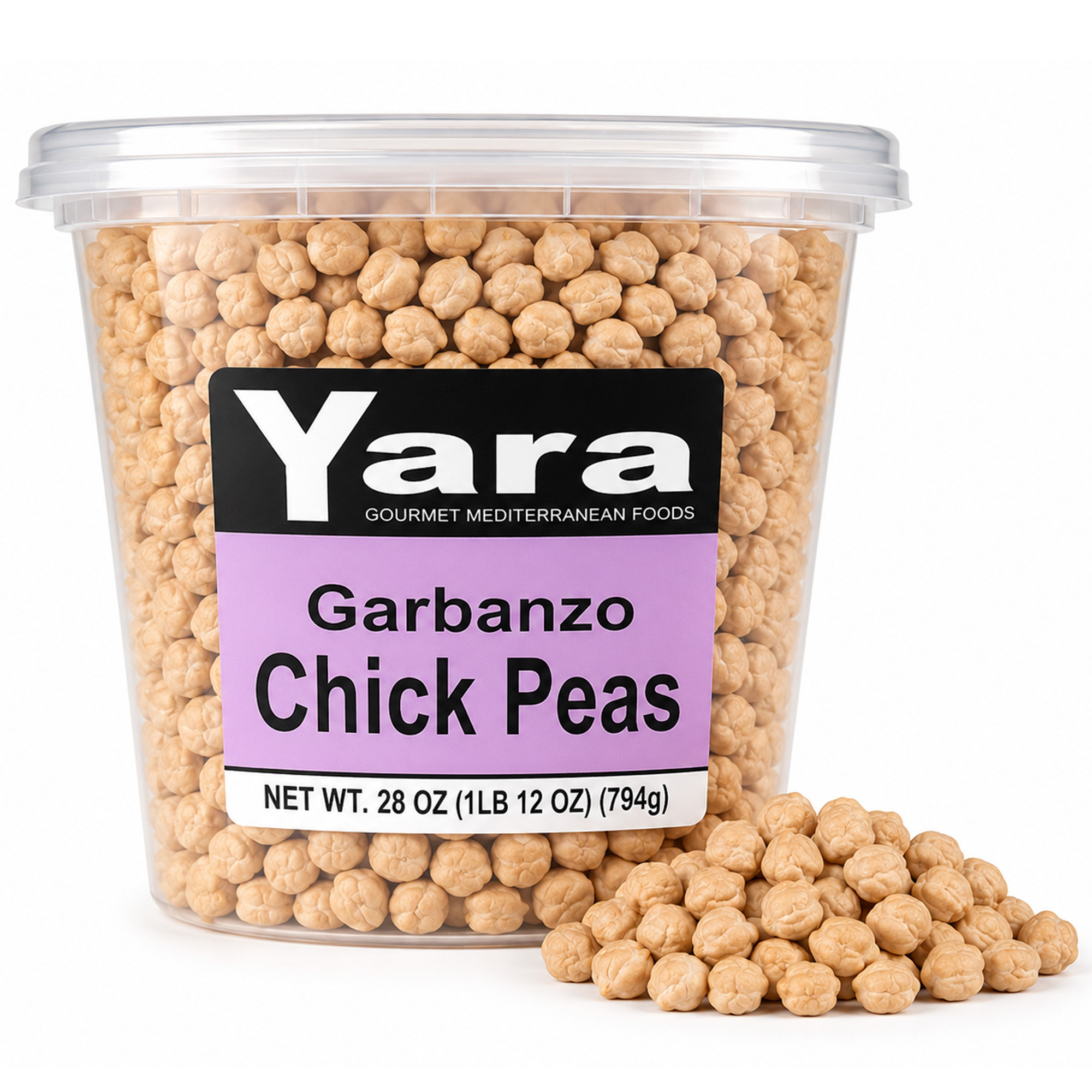 Yara Chick Peas - Garbanzos Jumbo, 28 oz.(Container Or Bag)