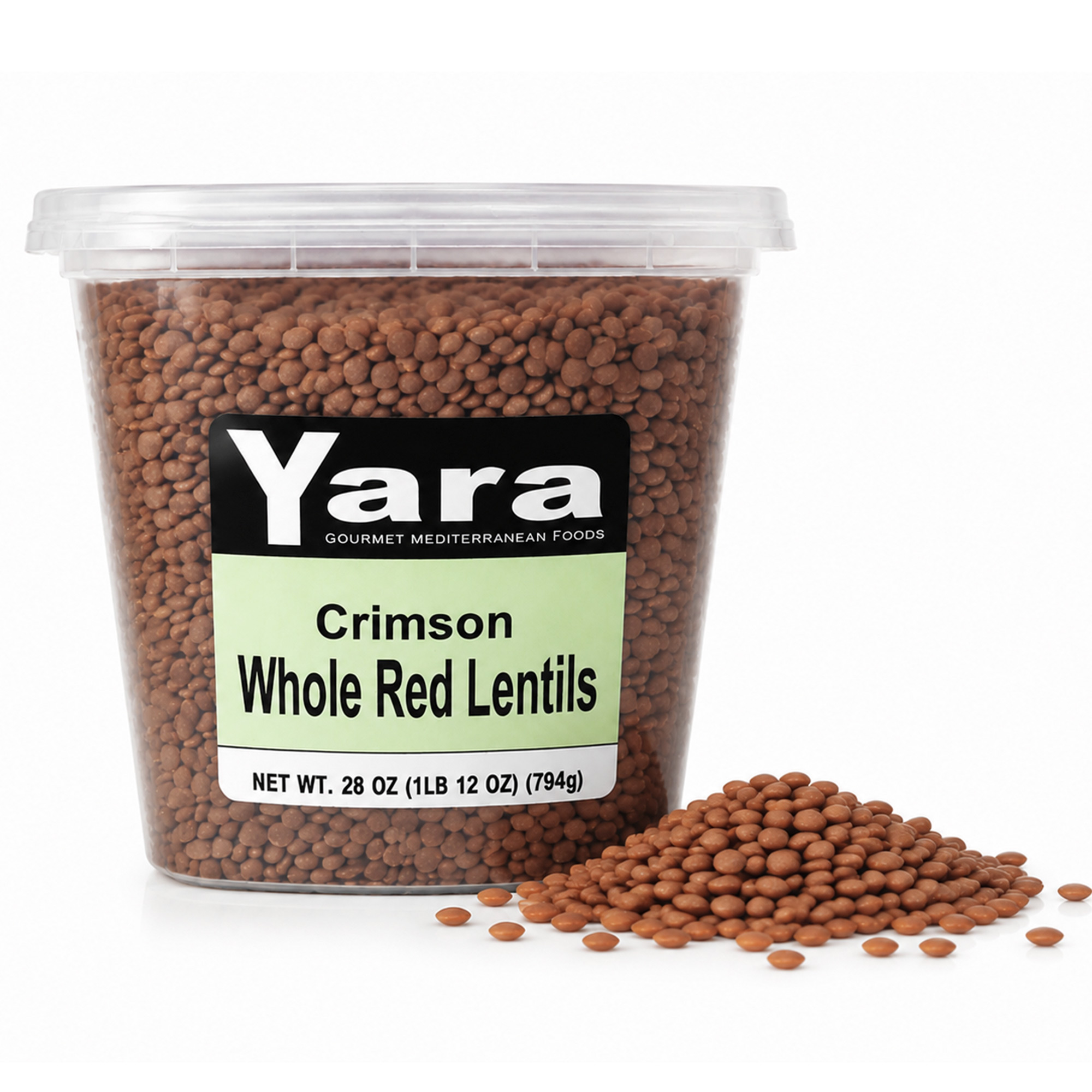 YARA Crimson Whole Red Lentils(Container Or Bag)