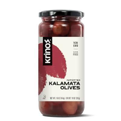 KRINOS Kalamata Greek Olives, 1 lbs.