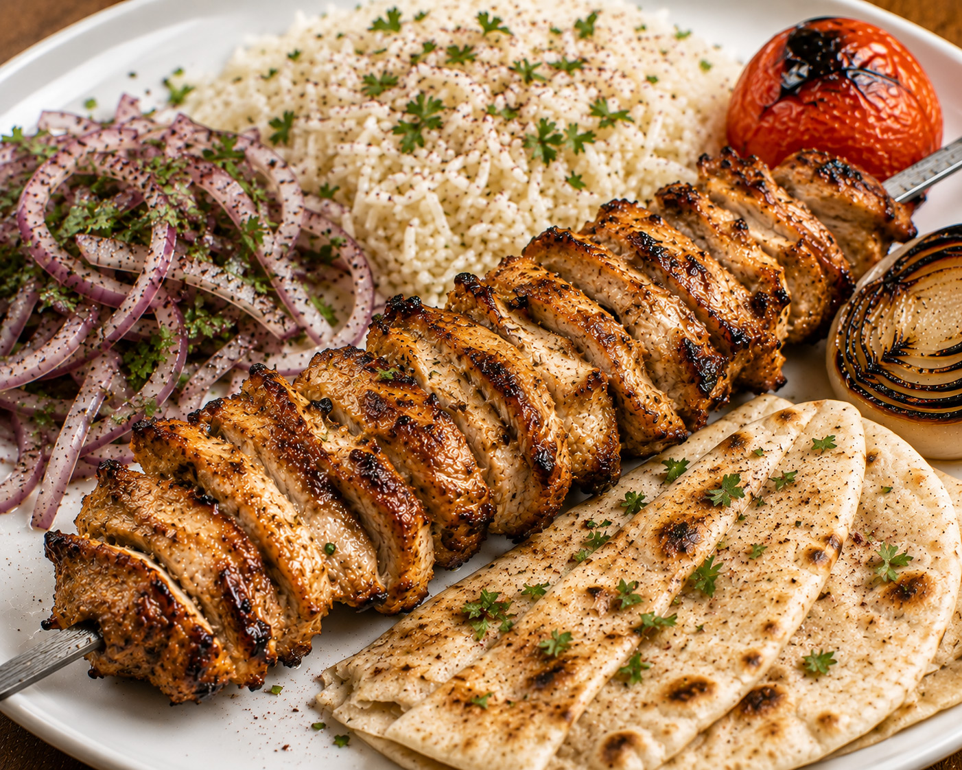 Chicken Shawarma Skewer