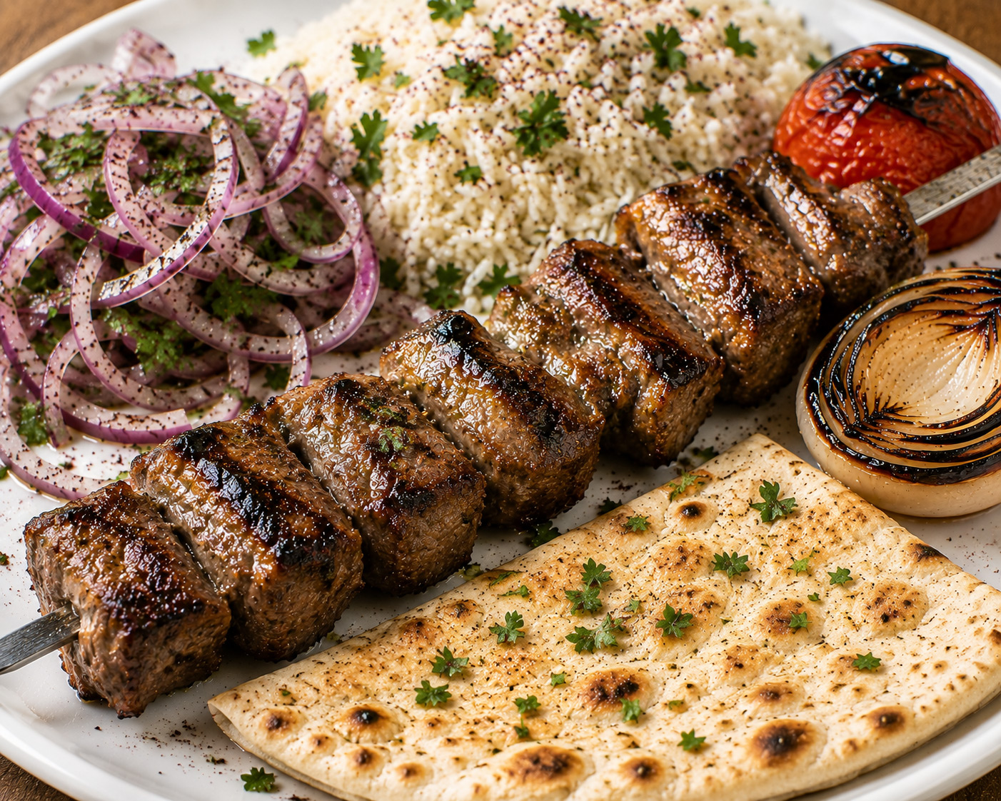 Lamb Shish Kabob Skewer