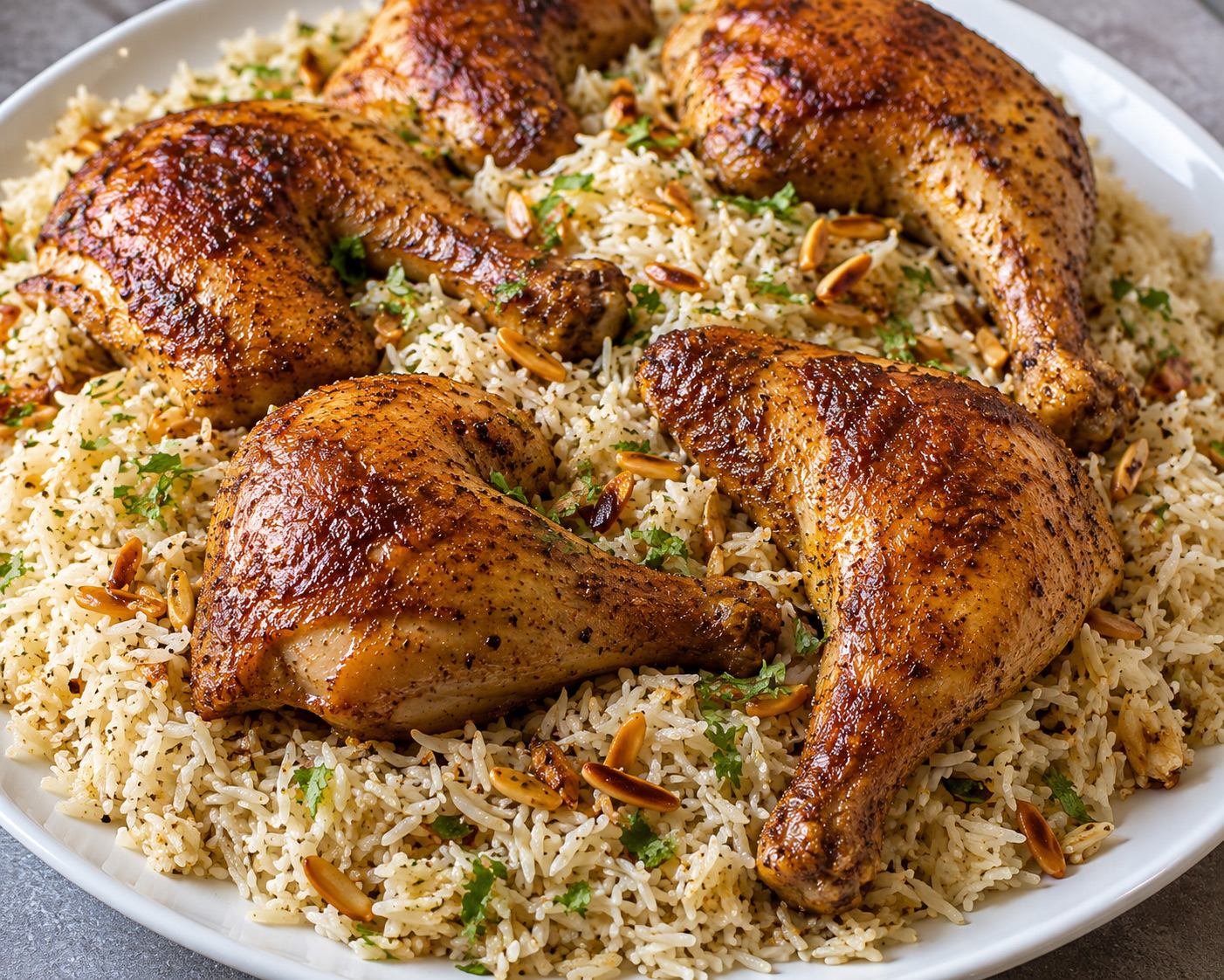 Baked Chicken Over Rice