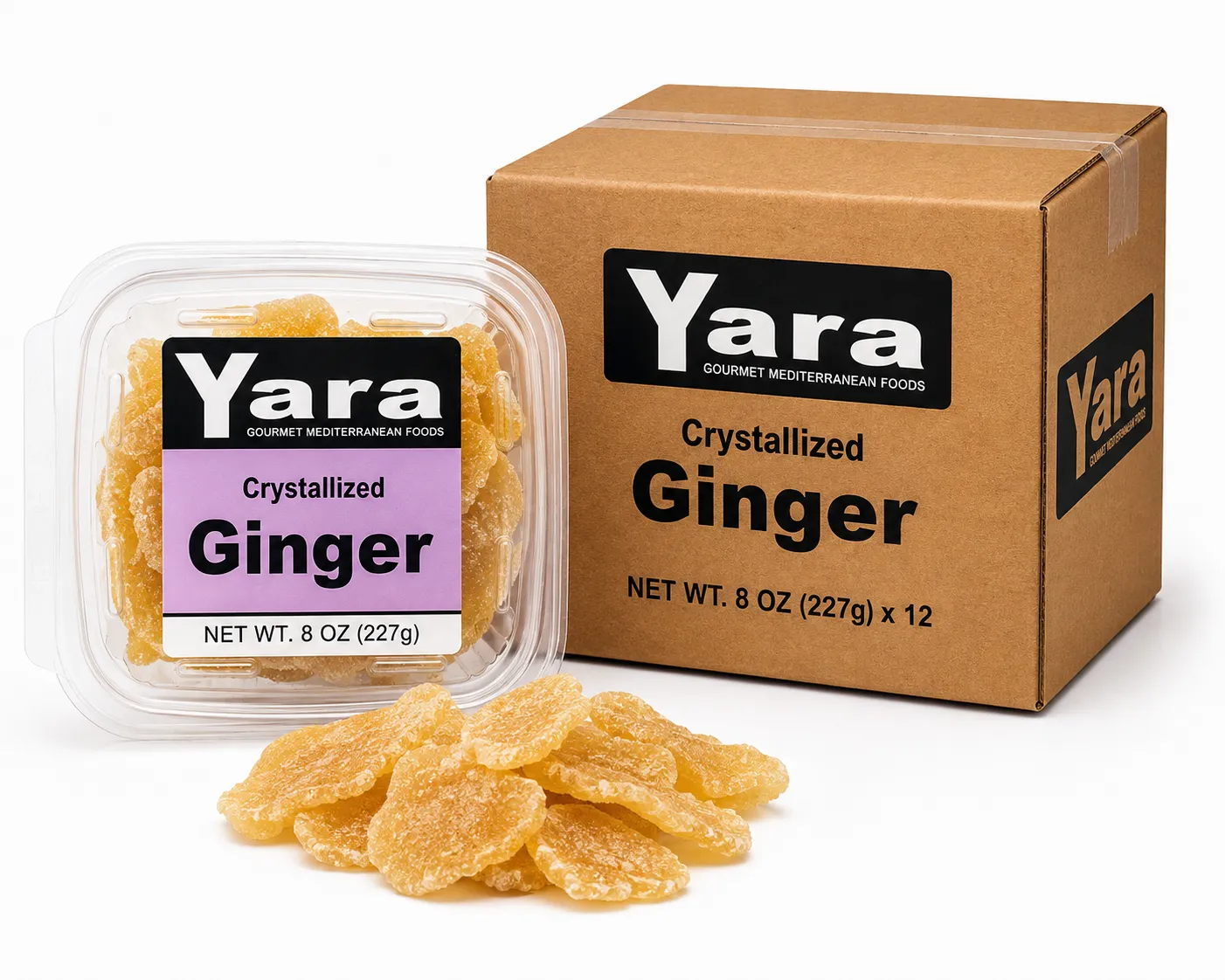 YARA Crystalized Ginger Slices,