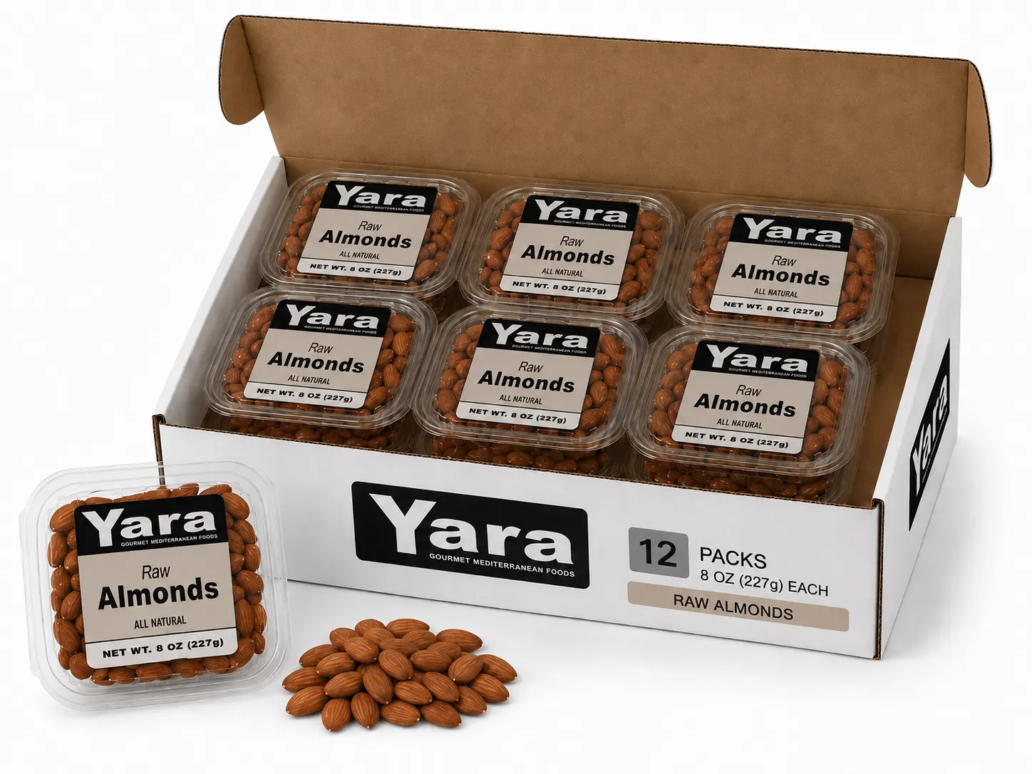 YARA Raw Almonds Natural Whole
