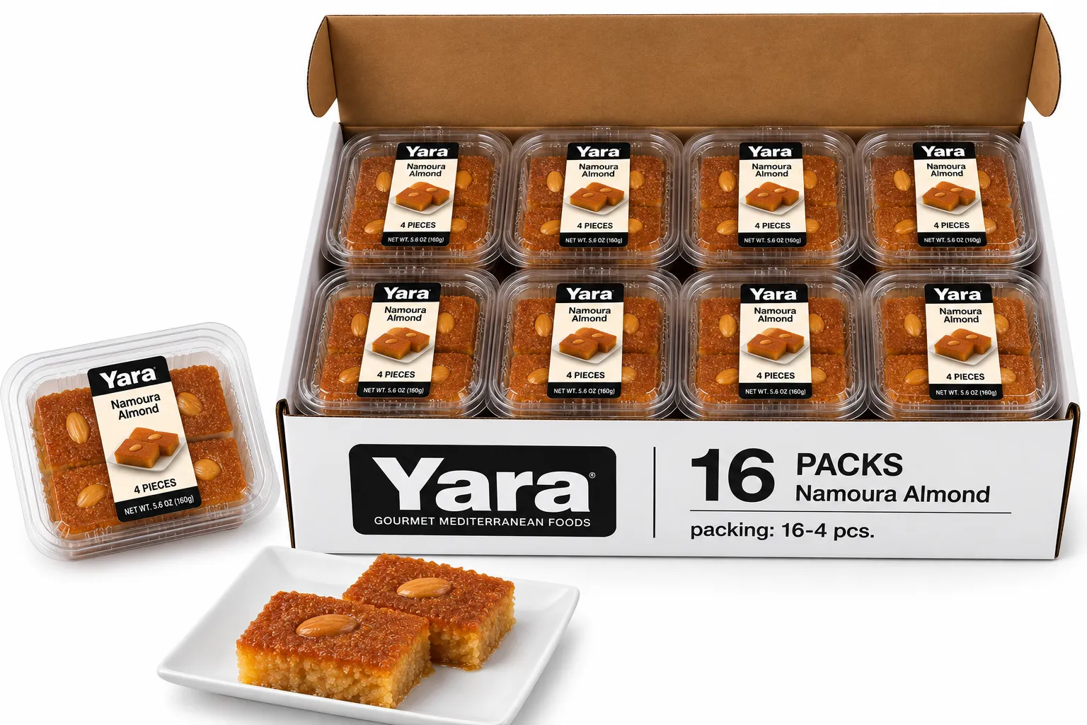 Yara Namoura Almond, 16-4 pcs.