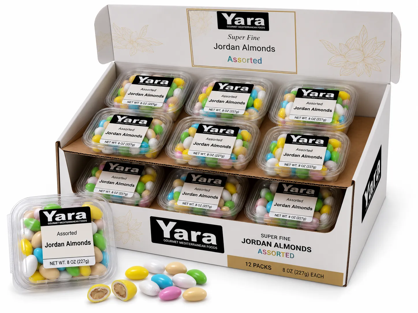 YARA Assorted Super Fine Jordan Almonds