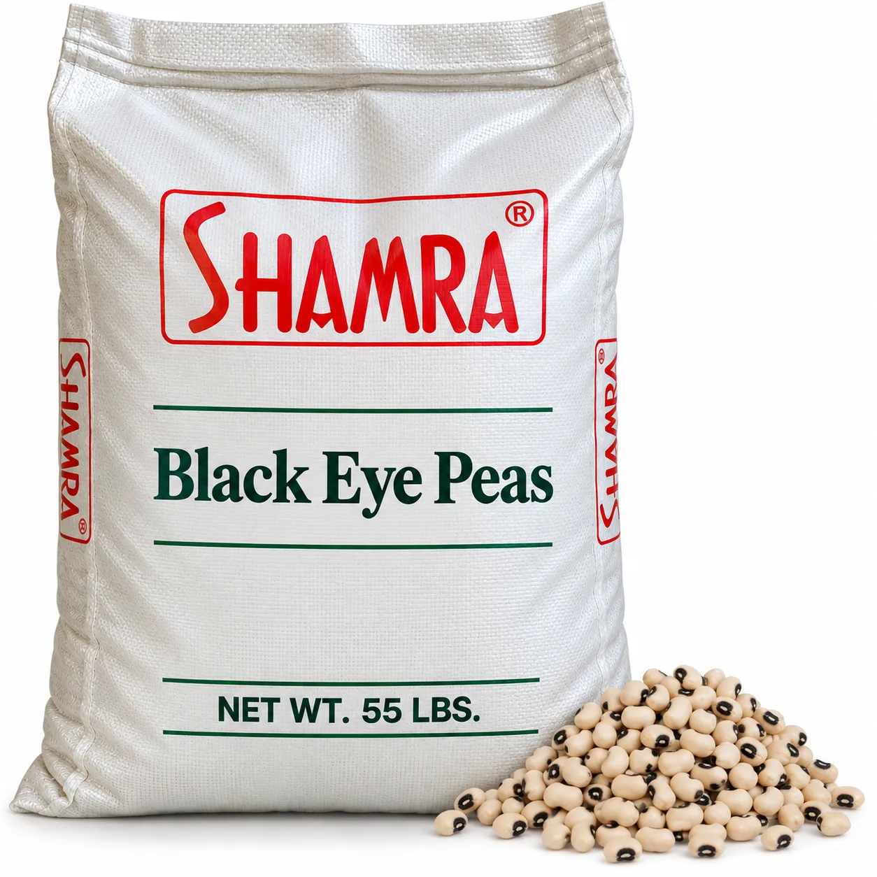 Shamra Black Eye Peas, 55 Lbs.