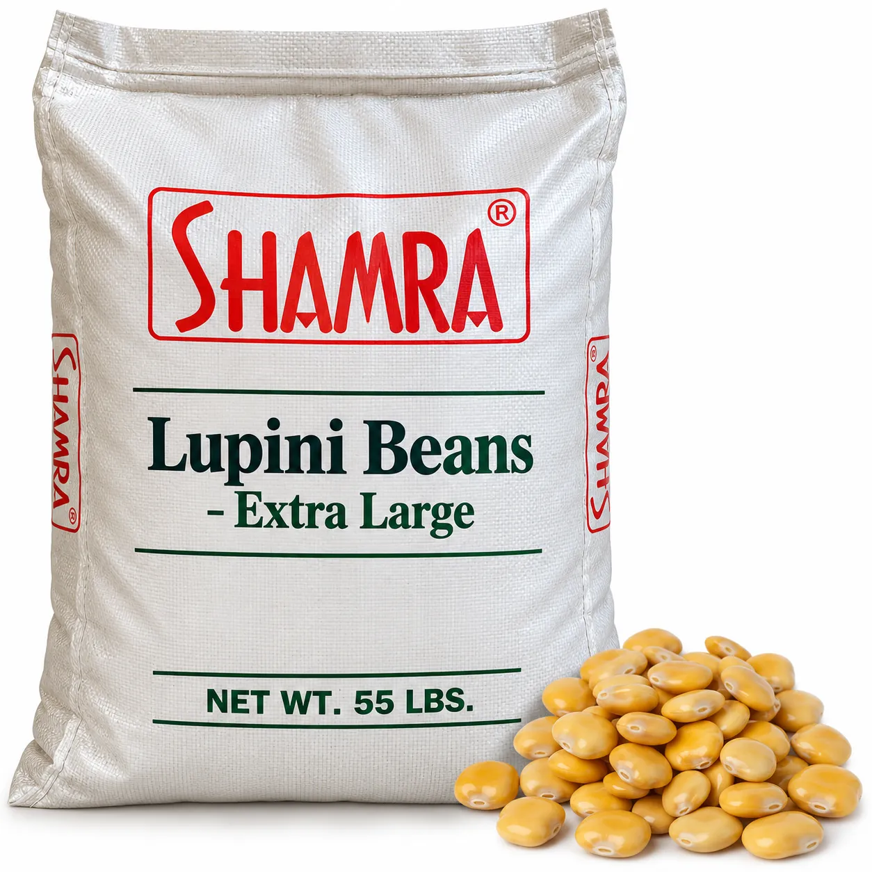 Lupini Beans -Extra Large, 55 lbs.