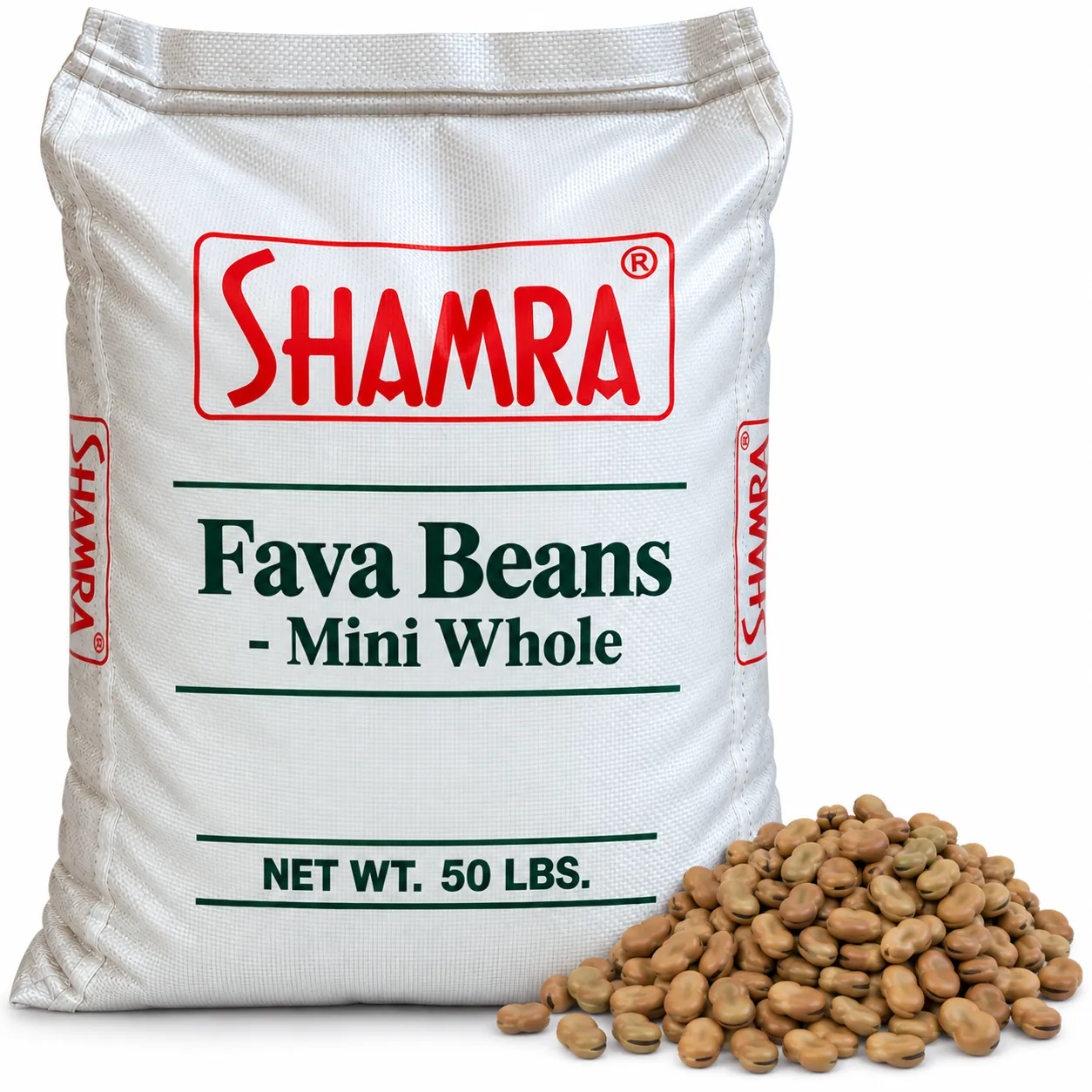 Shamra Fava Beans - Mini Whole, 50 Lbs.