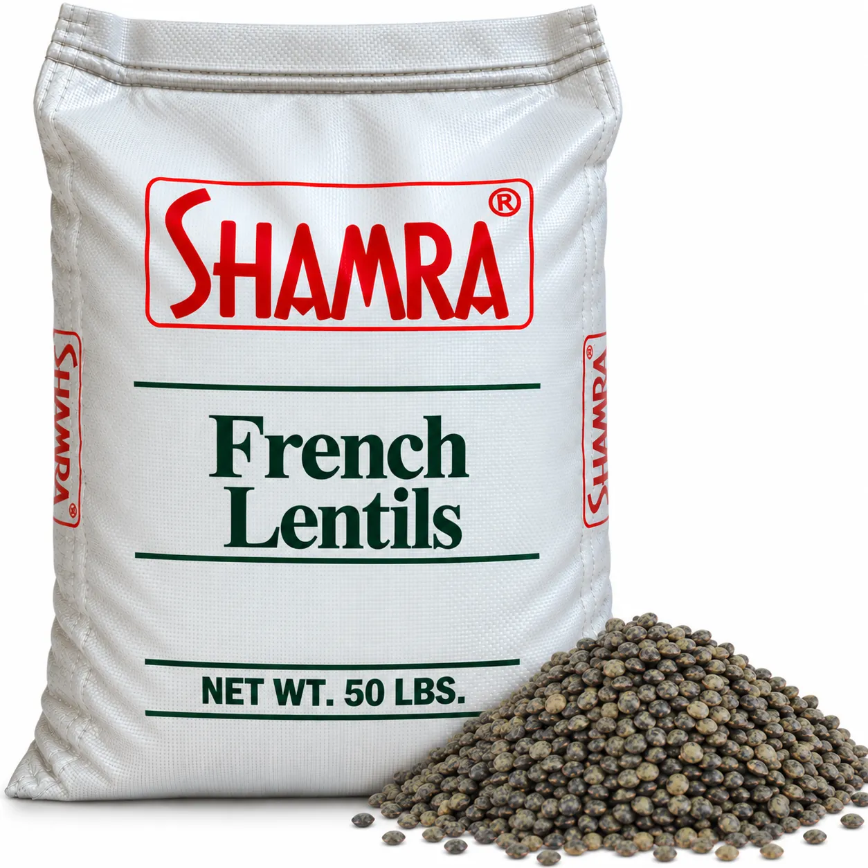 Shamra French Lentils, 50 Lbs.