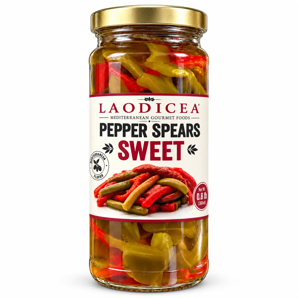 Laodicea Pepper Spears Sweet, 360 ml.