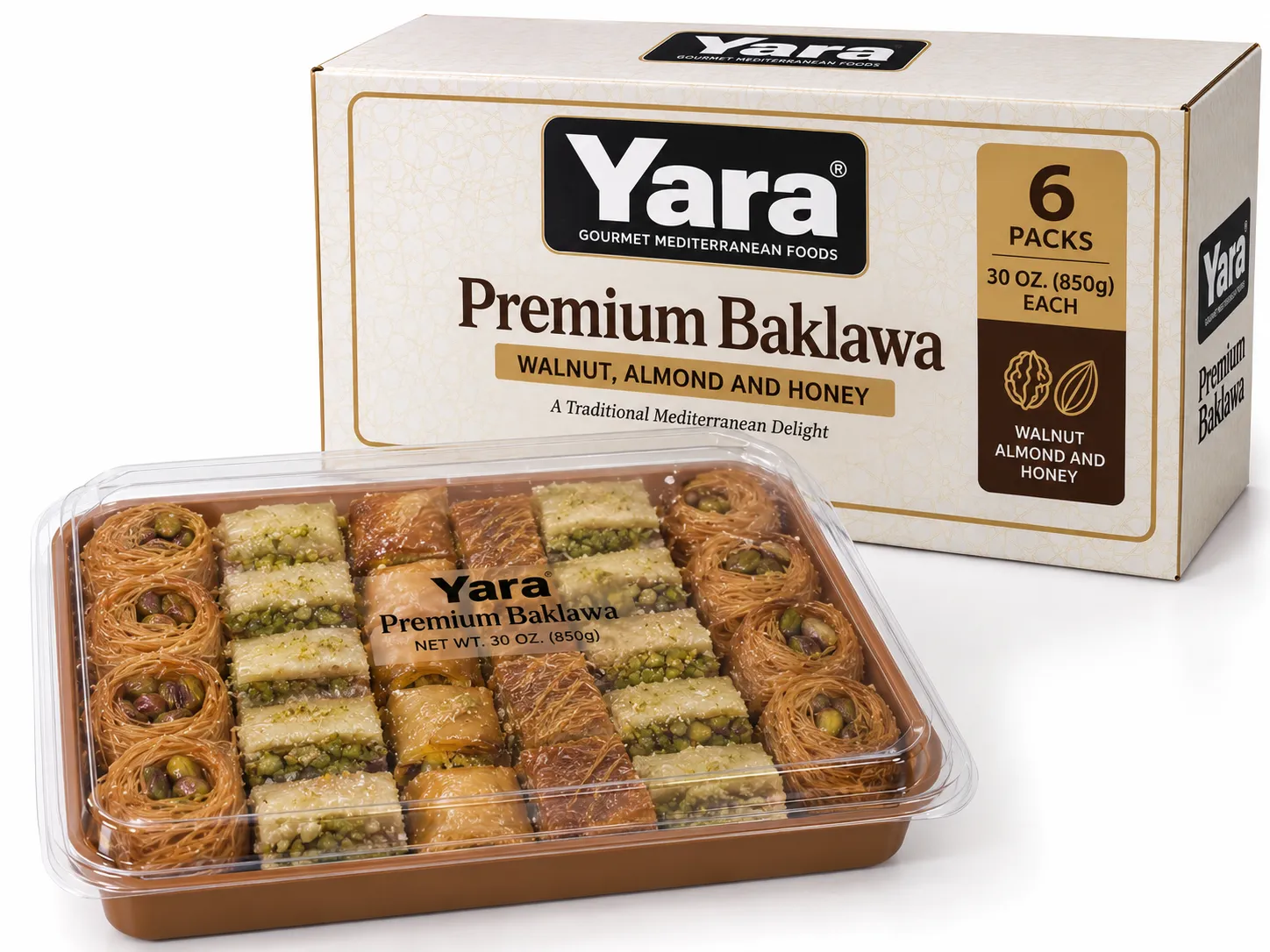 YARA Premium Baklawa 30 Oz. PACK OF 6