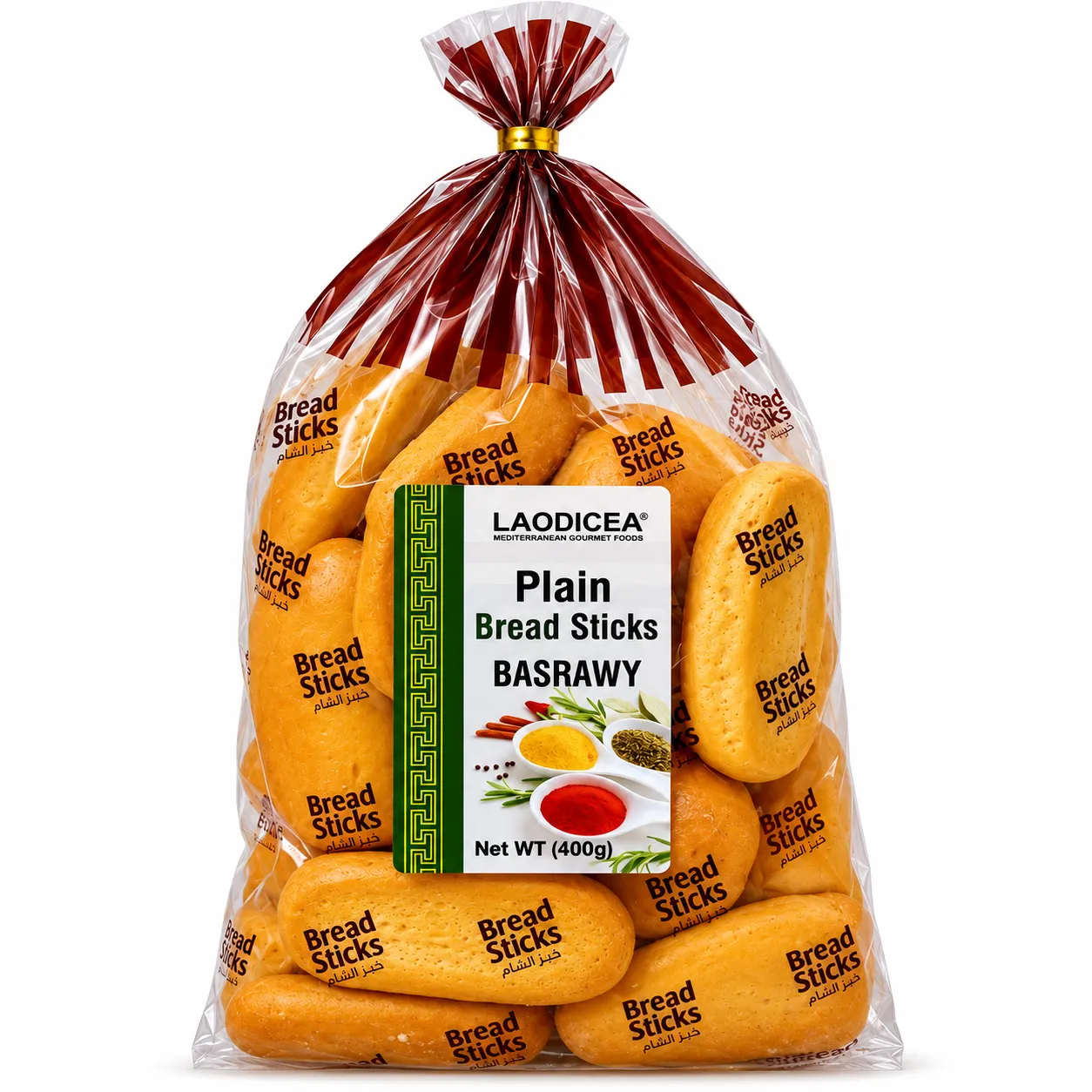 Laodicea plain bread sticks basrawy, 400g.
