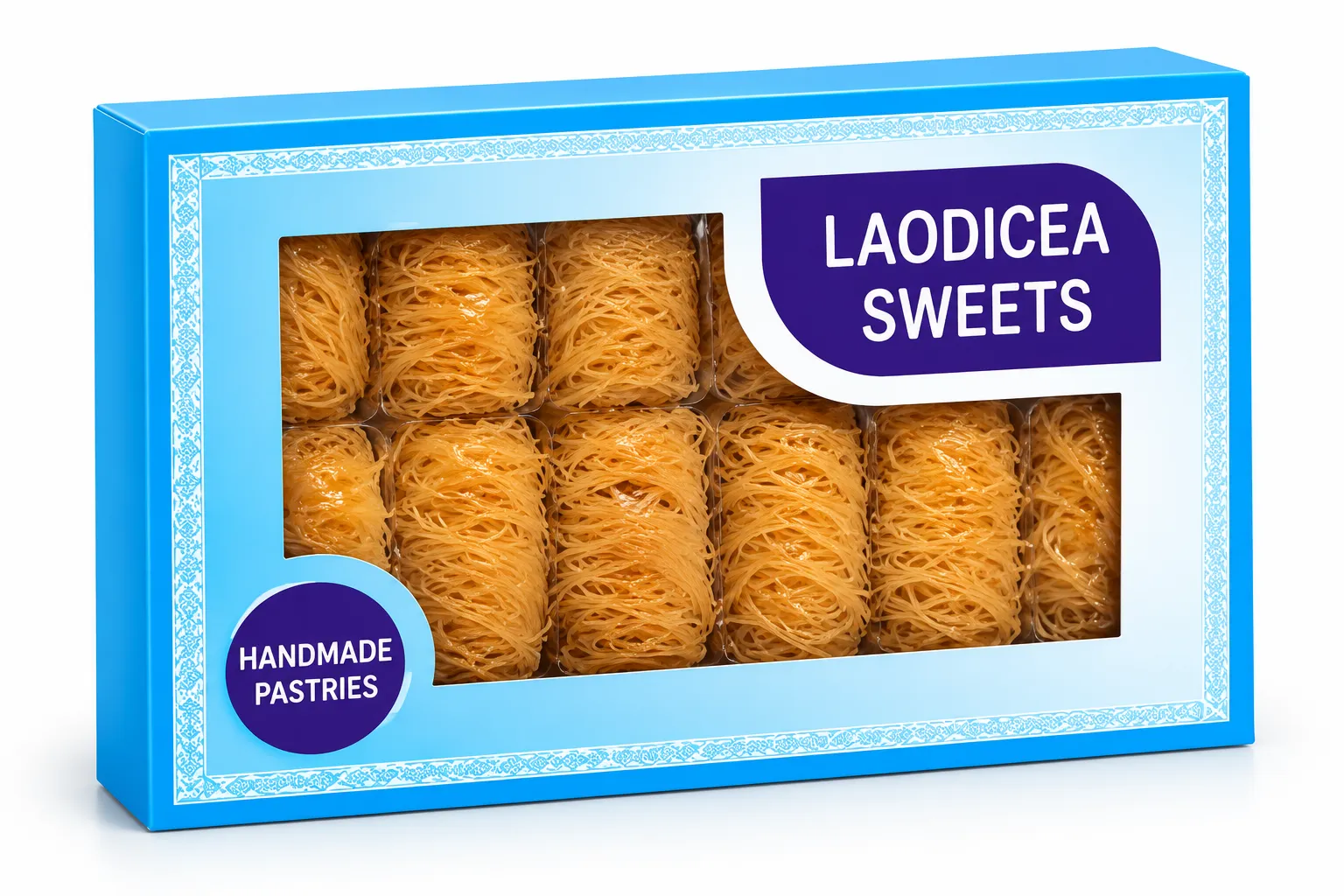 LAODICEA Greek Kataifi Pastry with Walnuts