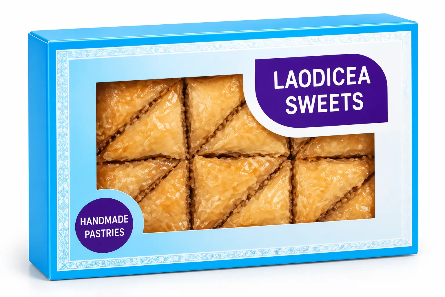 Laodicea Greek Baklava, With Walnut and Honey