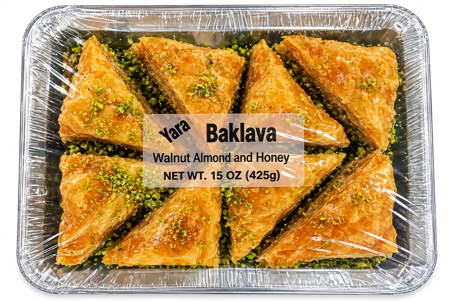 YARA Baklava with Walnut Almond and Honey, 425g.
