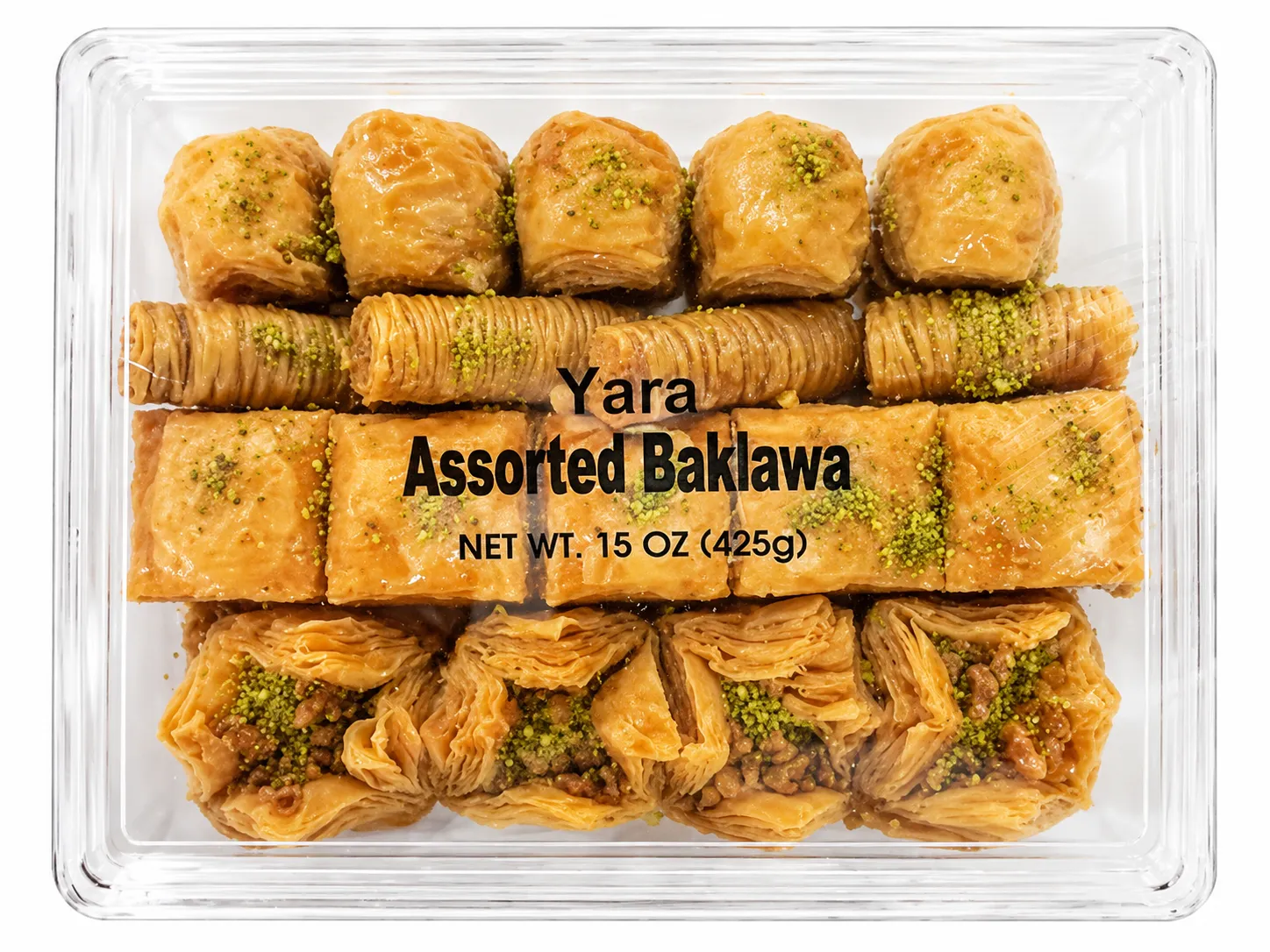 YARA Assorted Baklawa, 425g.
