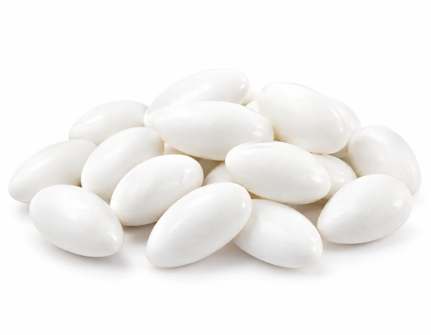 Chef Ramzi Super Fine Jordan Almonds - White,10 LBS.