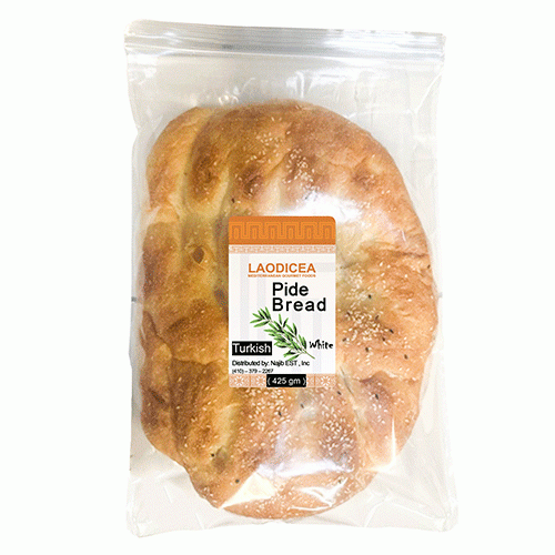 Laodicea Turkish Pide Bread - White, 425g.