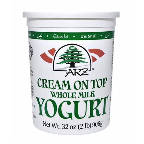 ARZ Cream On Top Whole Milk Plain Yogurt, 906g.